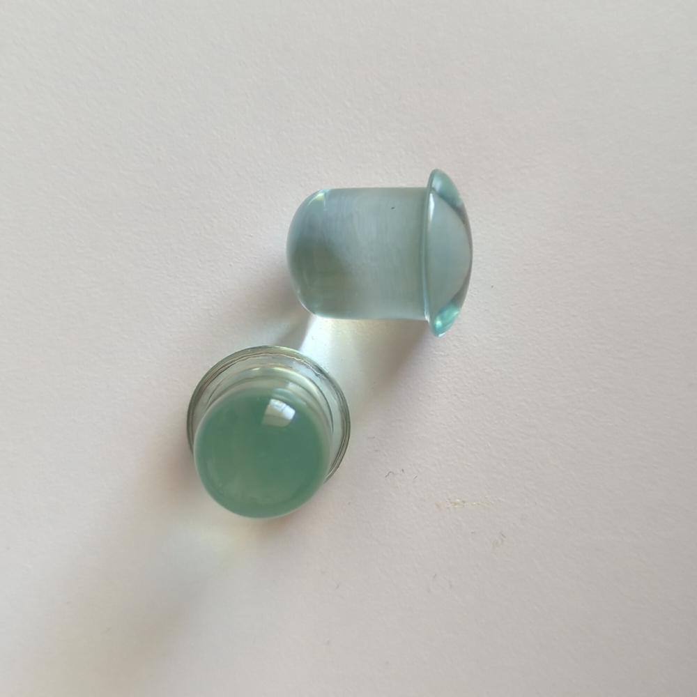 15mm pyrex glass plugs